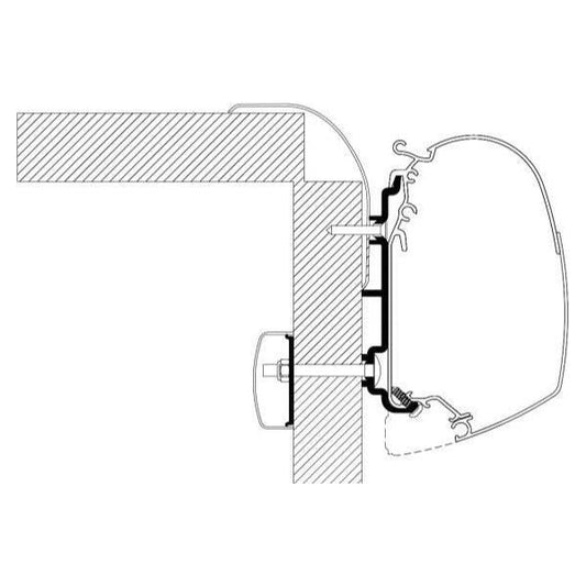 Thule kiinnityssarja Frankia adapter 3,5 m | 301927 | 5415182058131 | Kotikauppa | Thule