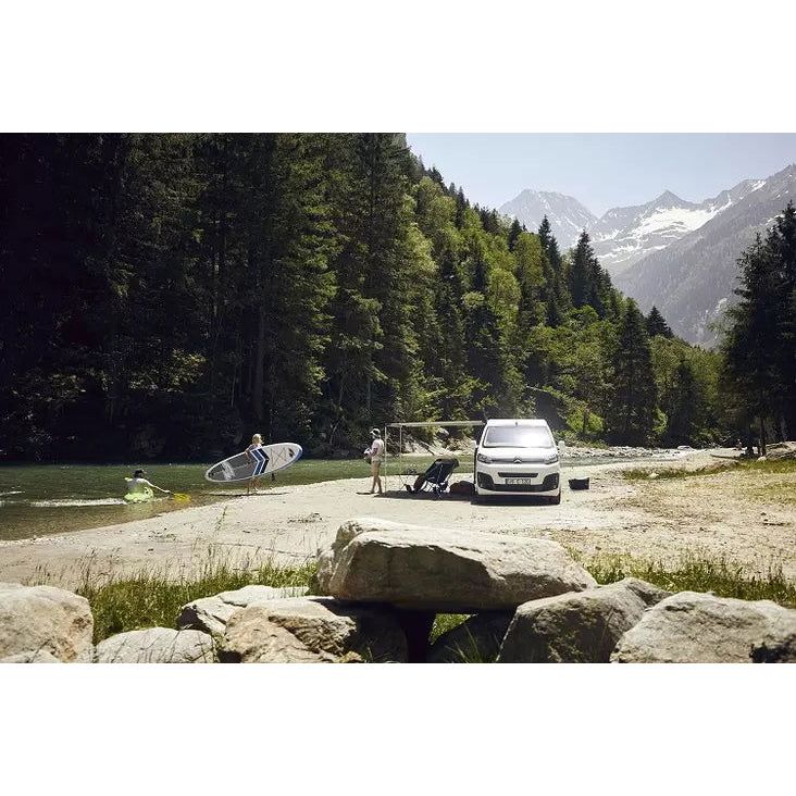 Thule markiisi 3200 2,50 x 2,50 m, Uni grey/hopea - Kotikauppa
