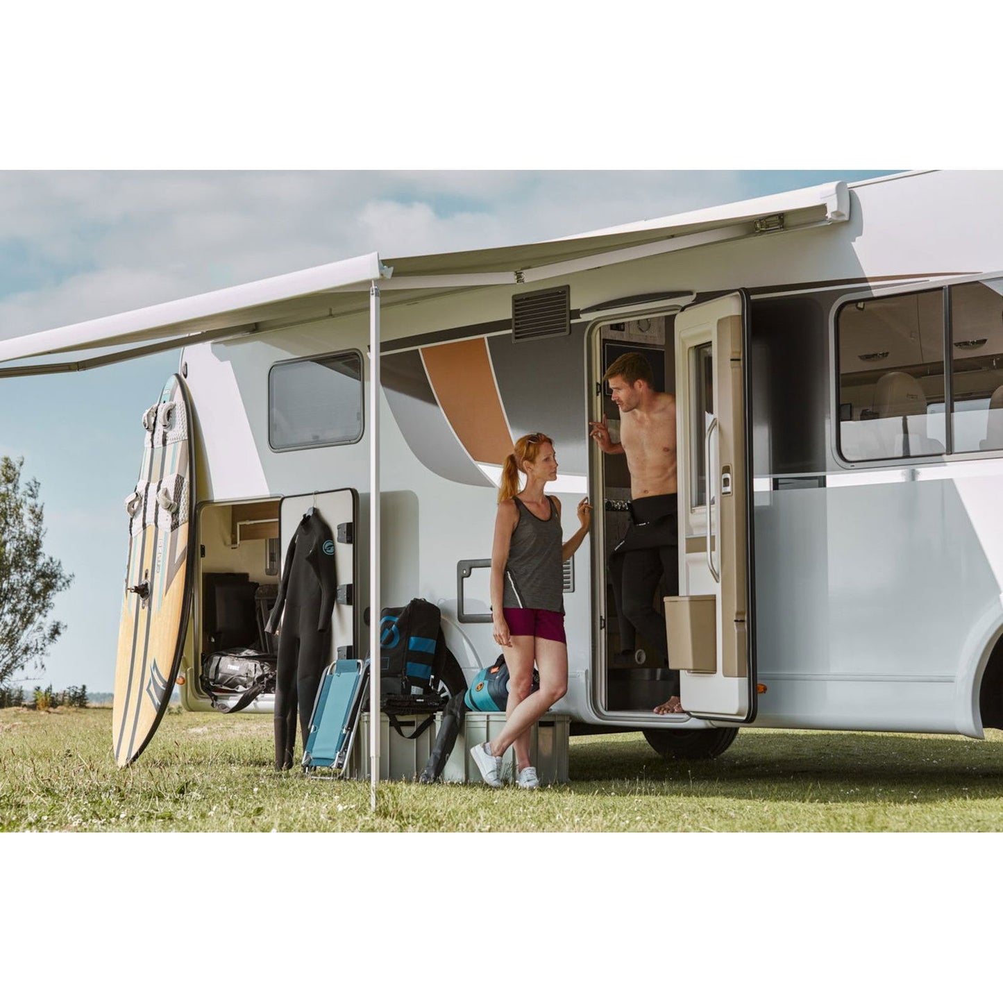 Thule markiisi Omnistor 8000 5,50 x 2,75 m, mystic/valkoinen - Kotikauppa