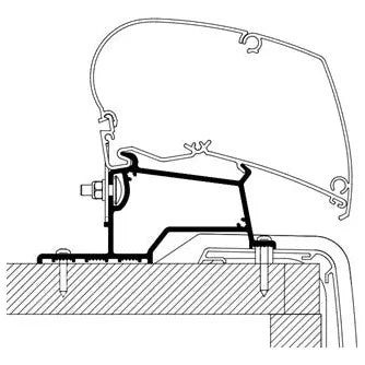 Thule kiinnityssarja Rapido Serie Compact 4,5 m - Kotikauppa