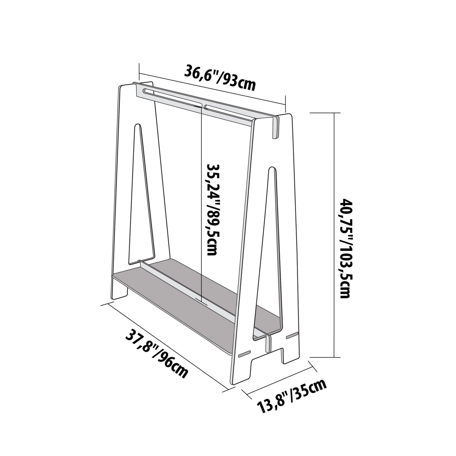Toddlers Clothing Rack for Hangers - Kotikauppa