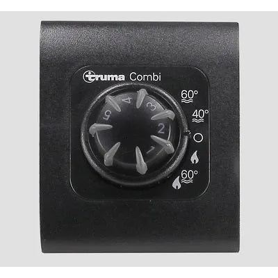Truma ohjauspaneeli CP classic, musta, Combi/E Combi diesel, mekaaninen | 36011-01 | 4052816008882 | Kotikauppa | Truma
