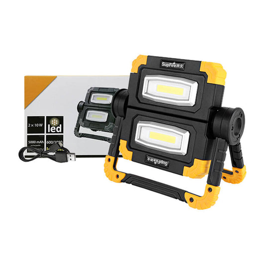 Työvalo Superfire G7, 1000lm, USB - Kotikauppa