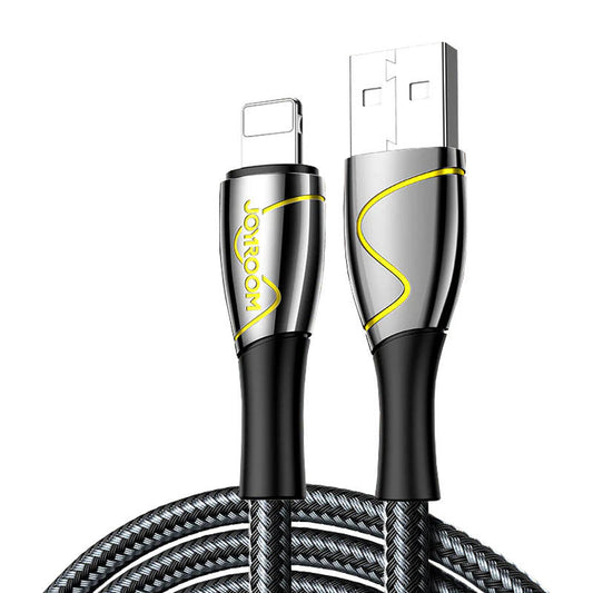 USB Kaapeli for Lightning Joyroom S-1230K6 2.4A 1.2m (Black) - Kotikauppa
