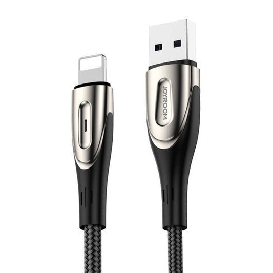 USB Kaapeli for Lightning Joyroom Sharp S-M411 2.4A, 3m (Black) - Kotikauppa