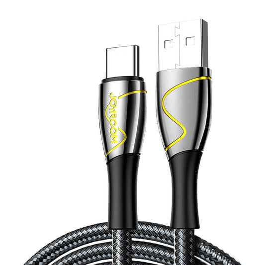 USB to USB-C Kaapeli Joyroom S-1230K6 3A 1.2m (black) - Kotikauppa