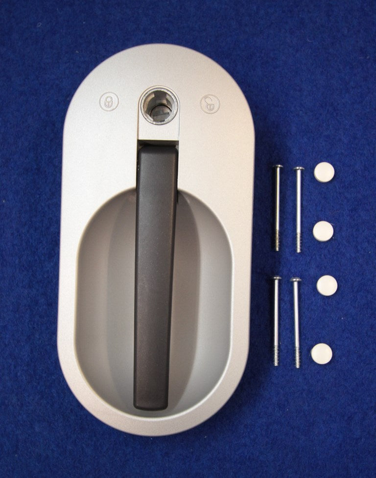 Ulko-oven lukon ulko-osa vasen BG 2353 ei lukkopesää | 2400021308