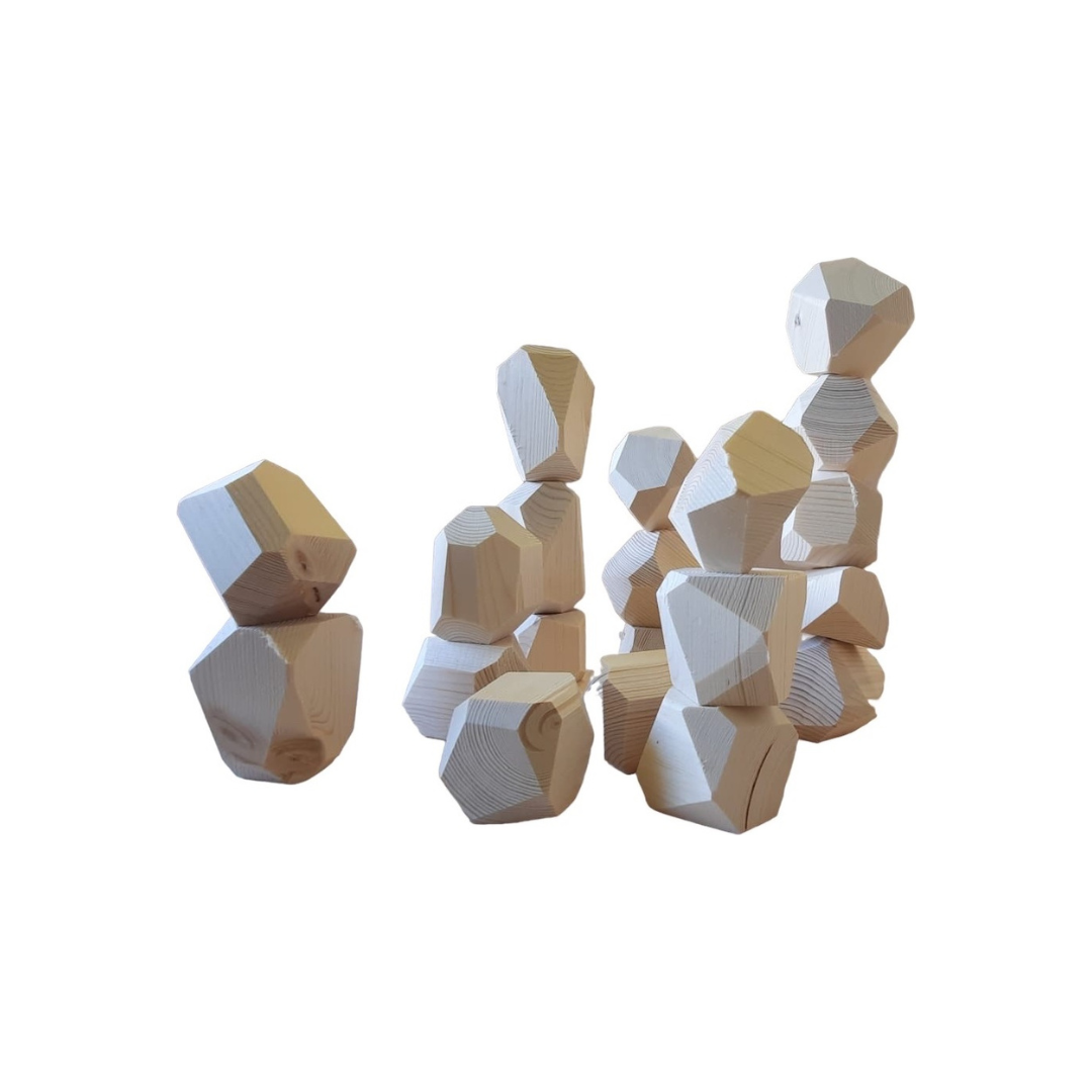 Uniquely Shaped Building Blocks for Kids – 20 pieces