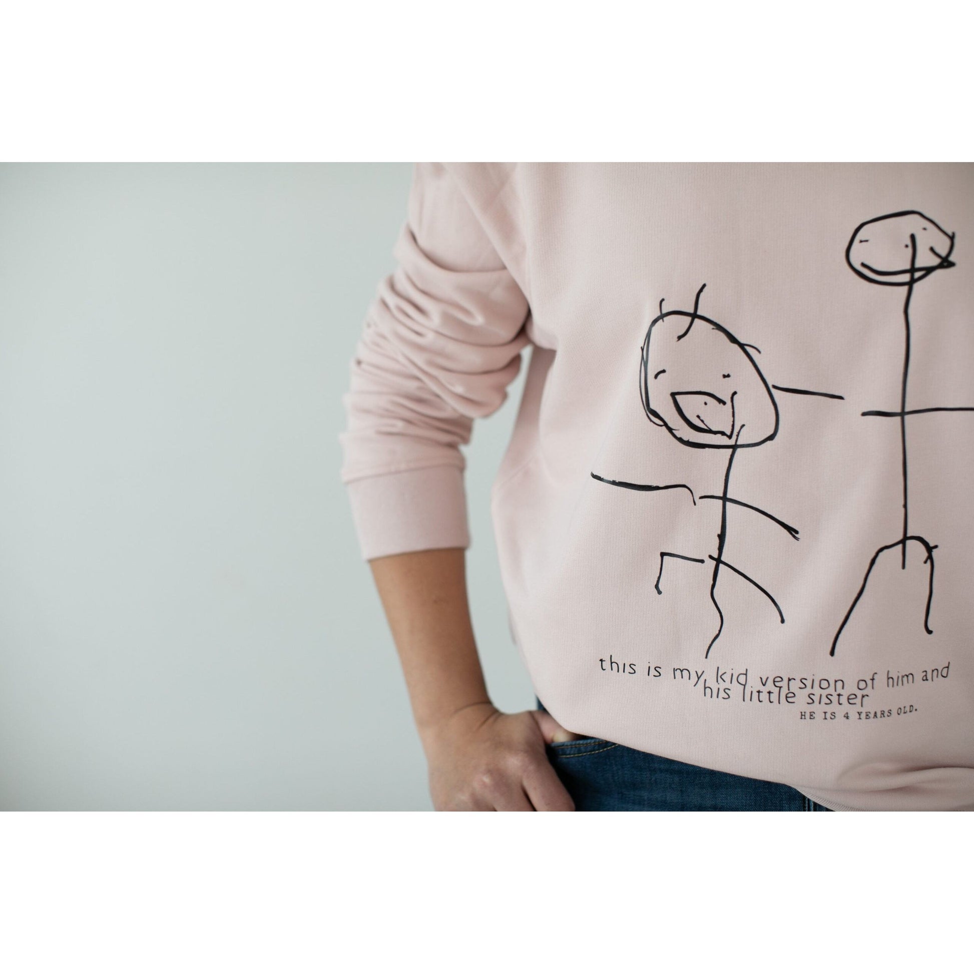 Sweatshirt With Your Child's Drawing