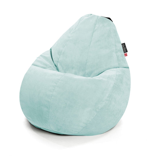 Säkkituoli Qubo™ Comfort 90 Seafoam VELVET FIT - Kotikauppa