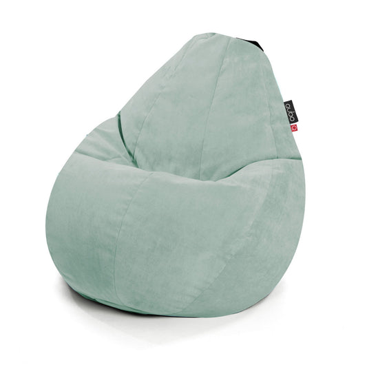 Säkkituoli Qubo™ Comfort 90 Mint VELVET FIT - Kotikauppa