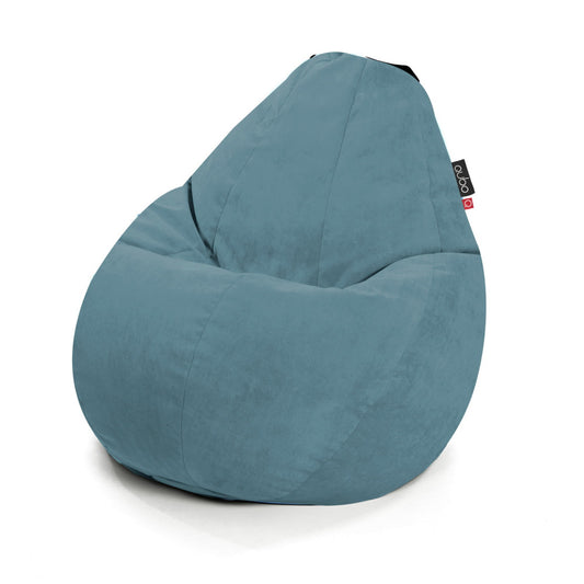 Säkkituoli Qubo™ Comfort 90 Aqua VELVET FIT - Kotikauppa