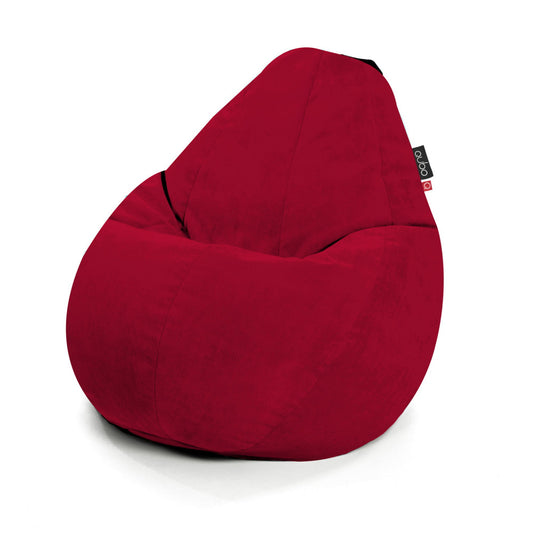 Säkkituoli Qubo™ Comfort 90 Goji VELVET FIT - Kotikauppa