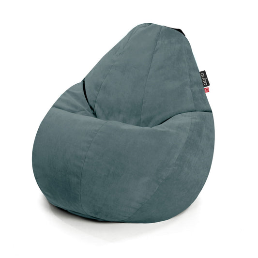 Säkkituoli Qubo™ Comfort 90 Sea VELVET FIT - Kotikauppa