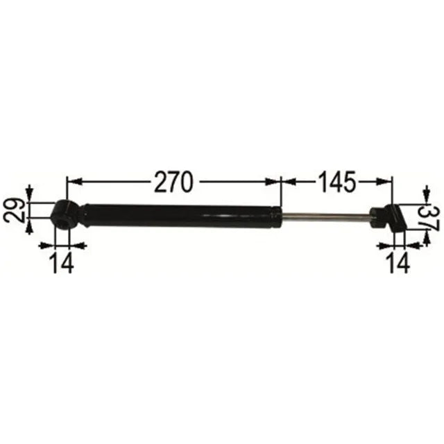 Vetopään iskunvaimennin 2,8VB 1 2,8VB, 3500kg pituus 415mm - Kotikauppa