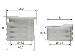 Vetopään puslapari 161/251 AL-KO Puslapari 49/50mm AL-KO