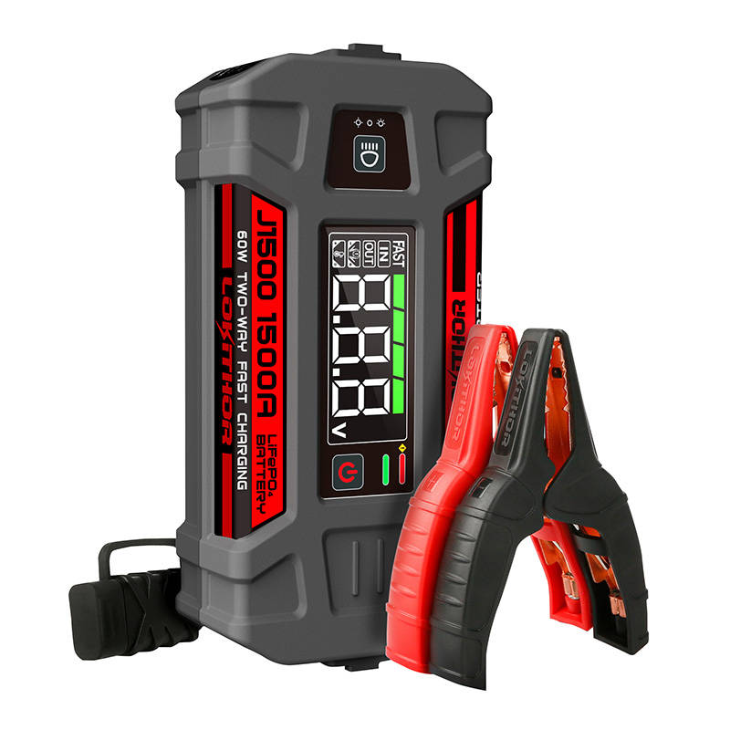 Virtapankki / Jump starter Lokithor J1500 - 1000A 12V 46Wh - Kotikauppa