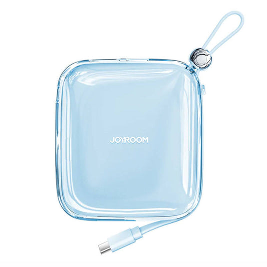 Virtapankki Joyroom JR-L002 Jelly 10000mAh, USB C, 22.5W (Blue) - Kotikauppa
