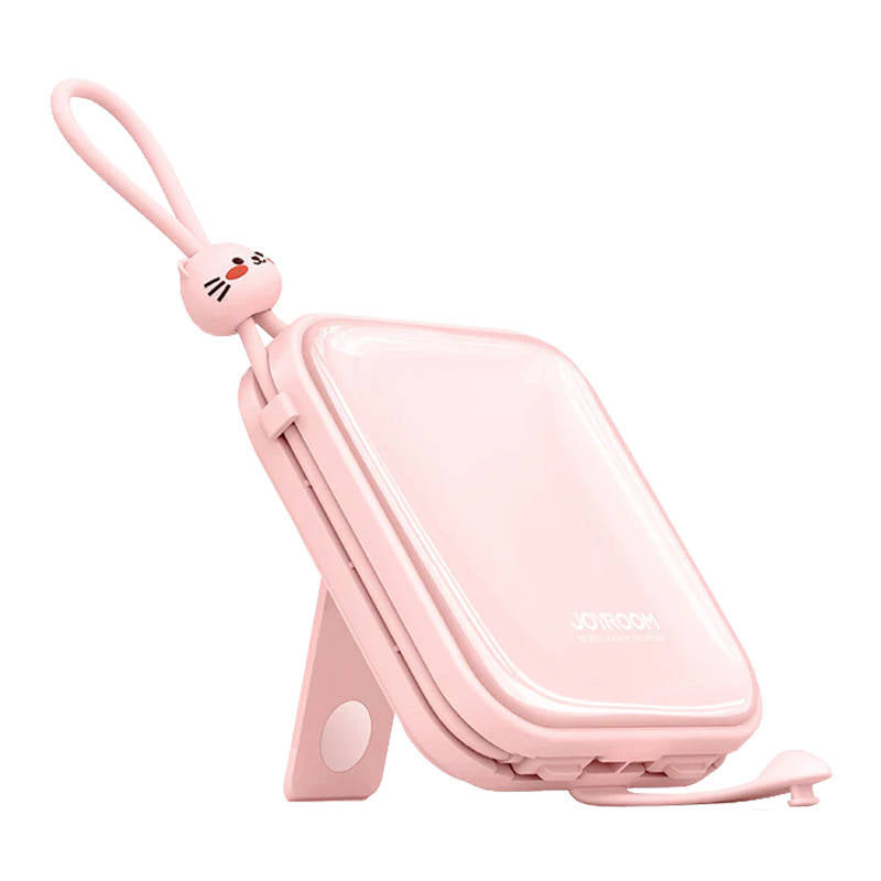 Virtapankki Joyroom JR-L009 Cutie 10000mAh, 12W (Pink) - Kotikauppa