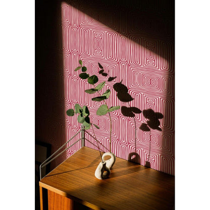 Viva magenta vintage abstract (itseliimautuva) - Kotikauppa