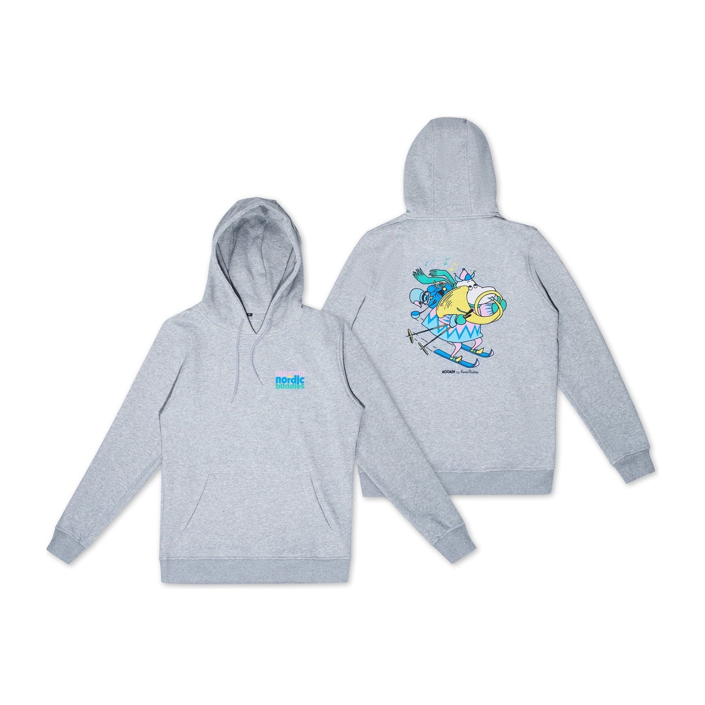 Premium Unisex Heavy Cotton Hoodie Hemulens - Grey