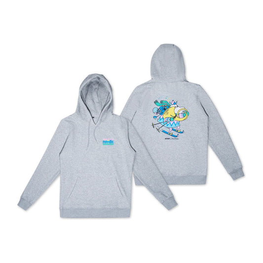Premium Unisex Heavy Cotton Hoodie Hemulens - Grey