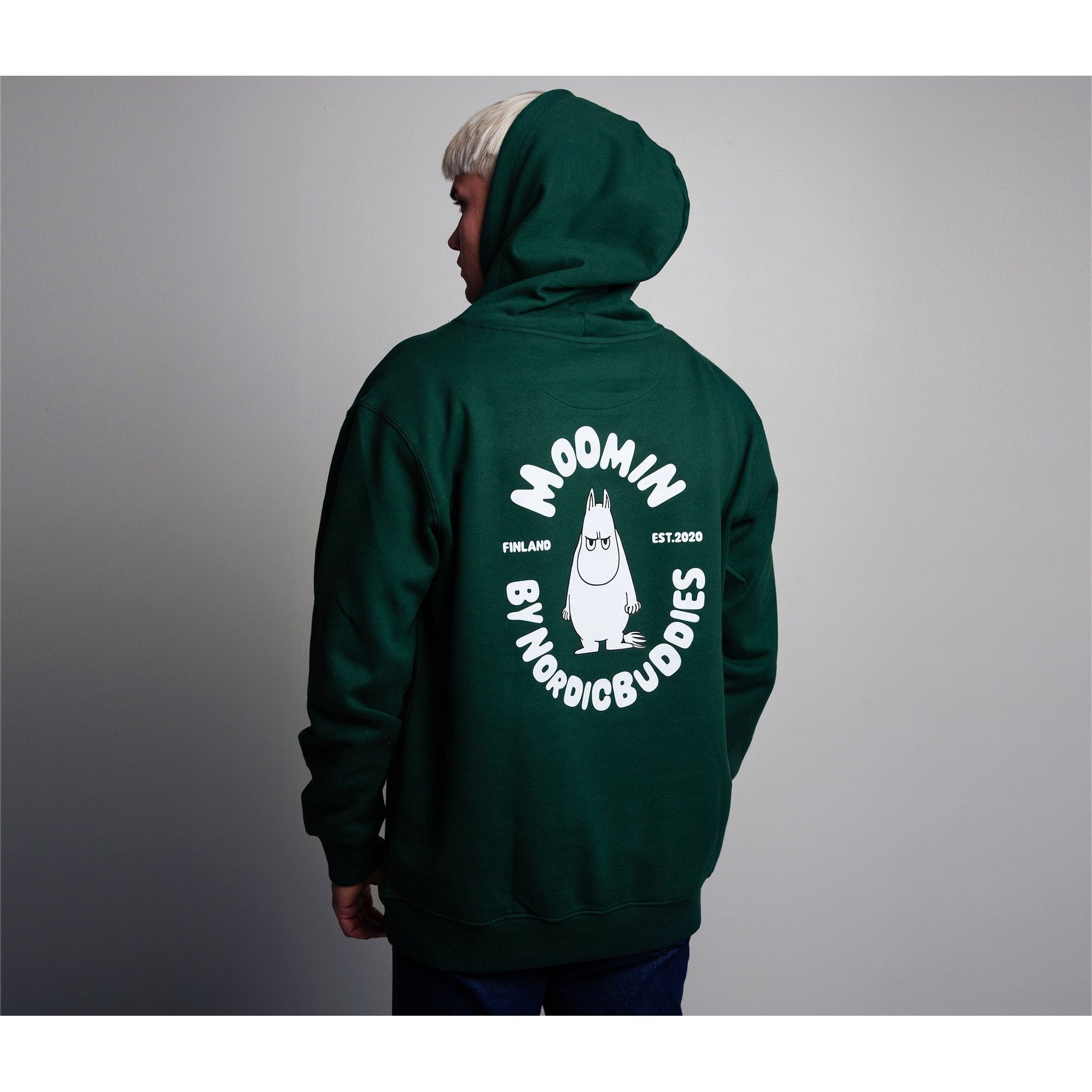 Premium Hoodie Moomin - Green