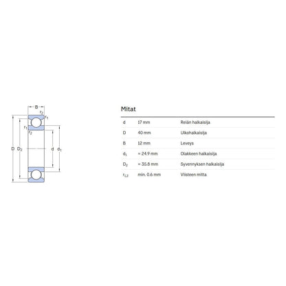 W 6203 Urakuulalaakeri