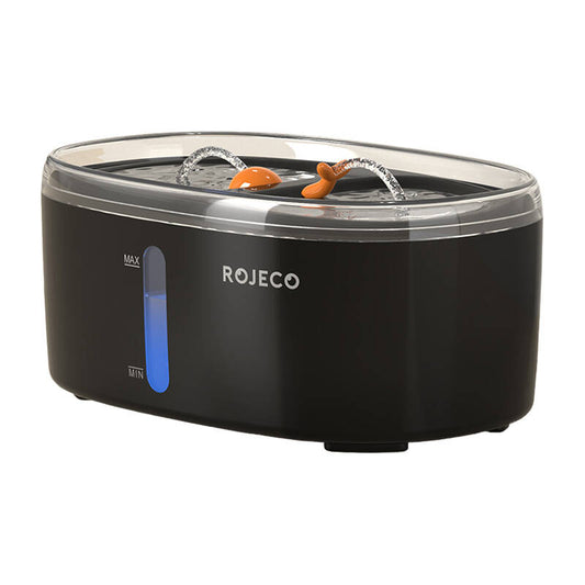 Water Fountain for pets Rojeco 2,5L (black) - Kotikauppa