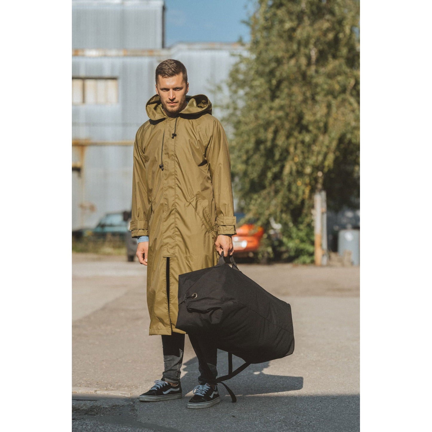 Waterproof Rain Jacket - With a Bag - Kotikauppa