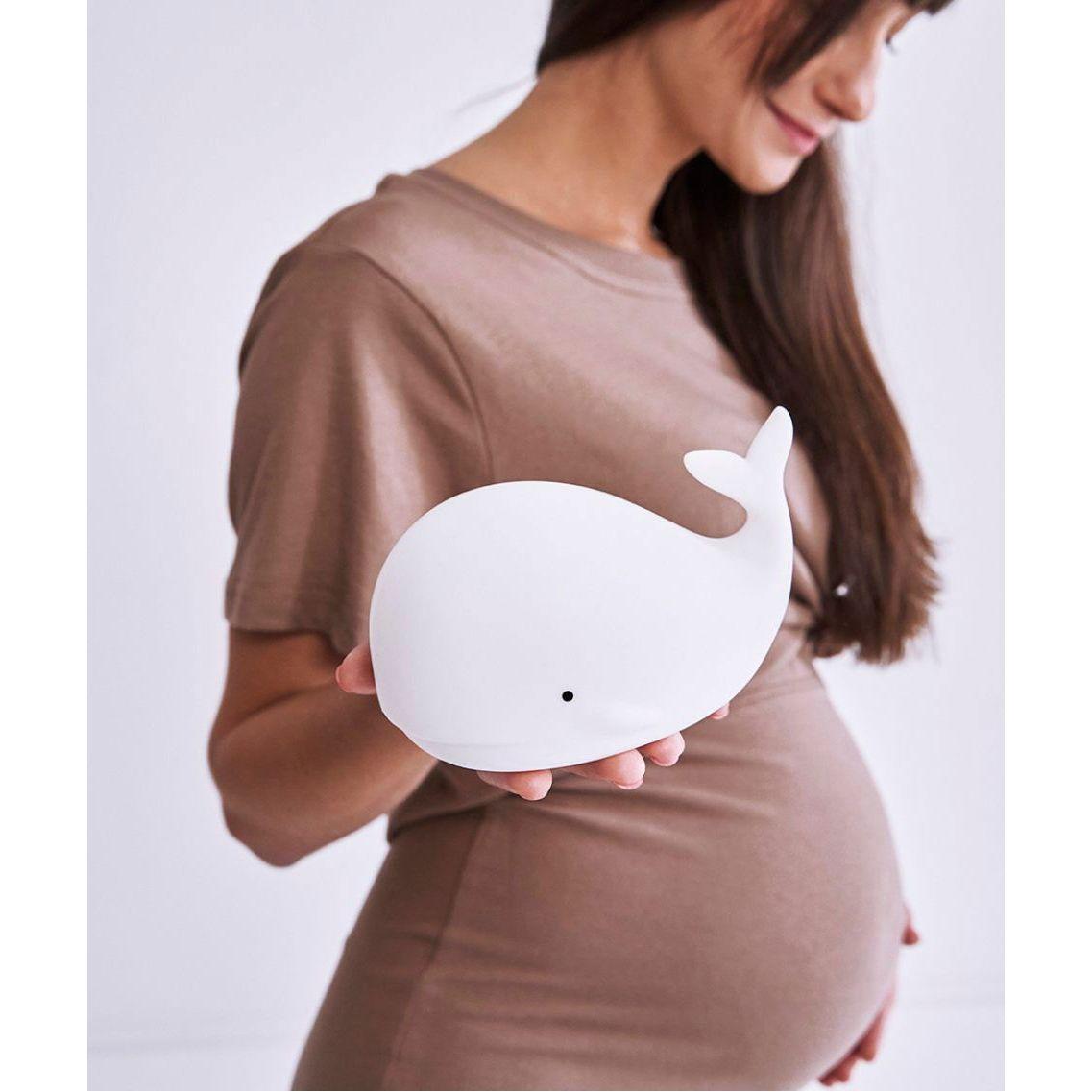 Whale Silicone Lamp with Remote - Kotikauppa