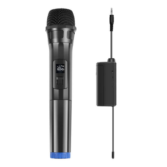 Wireless dynamic microphone UHF PULUZ PU628B 3.5mm (black) - Kotikauppa