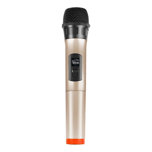 Wireless dynamic microphone UHF PULUZ PU628J 3.5mm (gold) - Kotikauppa
