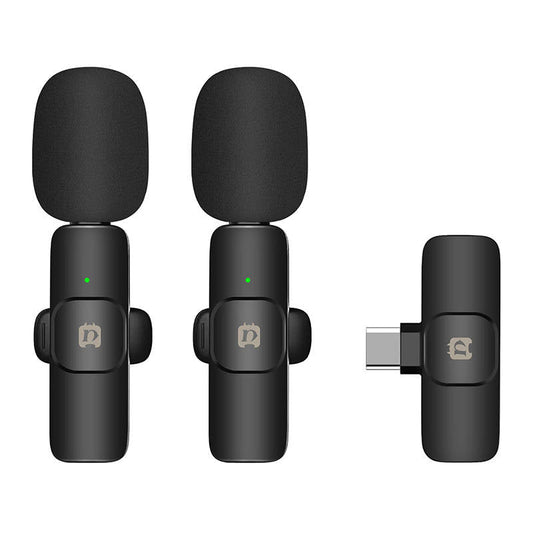 Wireless microphone Puluz PU3151B Lavalier Type C - Kotikauppa