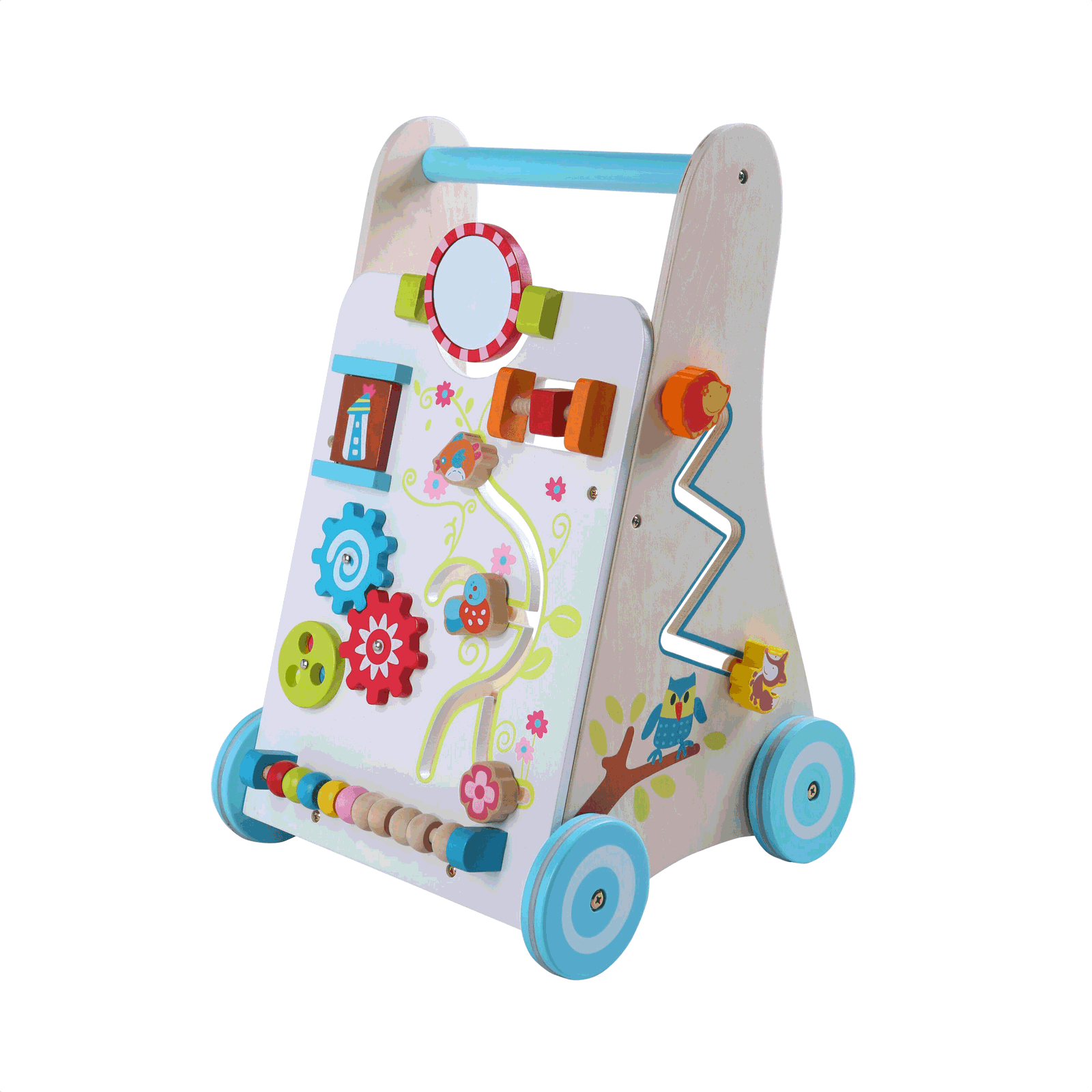 Wooden Activity Centre & Walker - Kotikauppa