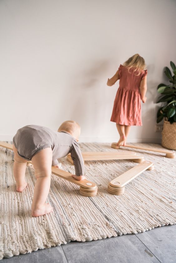 Wooden Balance Beams - Kotikauppa