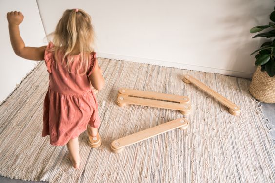 Wooden Balance Beams - Kotikauppa