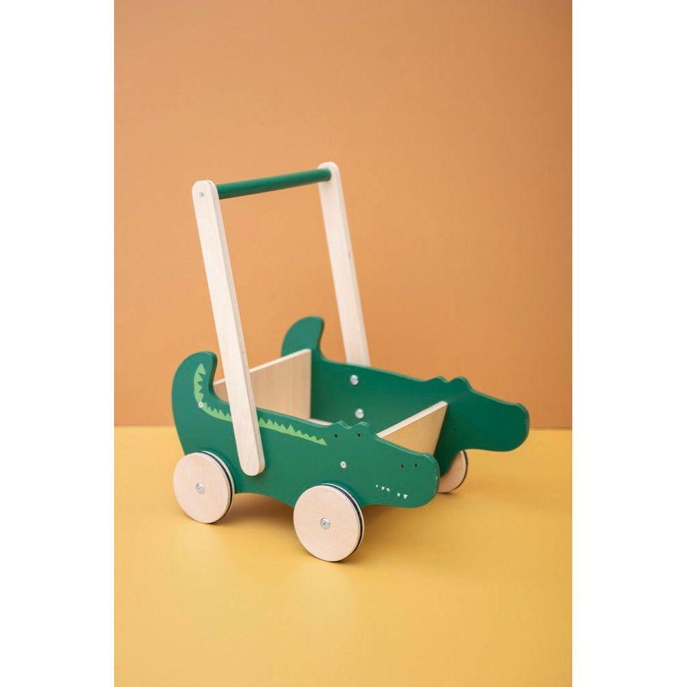 Wooden Cart - Mr. Crocodile - Kotikauppa