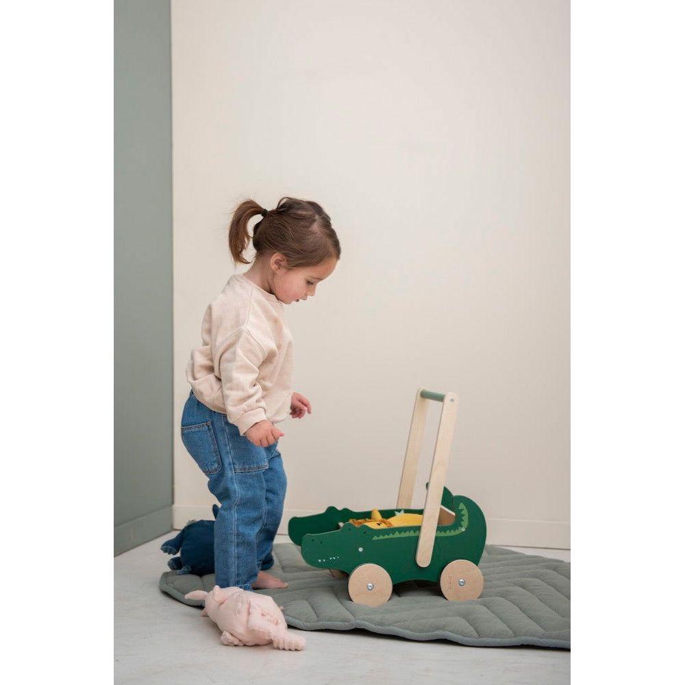 Wooden Cart - Mr. Crocodile - Kotikauppa