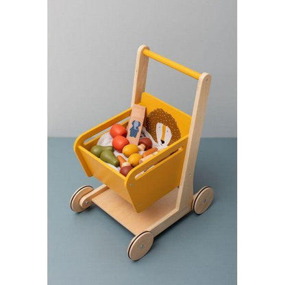 Wooden Shopping Cart - Mr. Lion - Kotikauppa