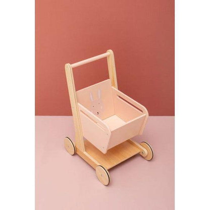 Wooden Shopping Cart - Mrs. Rabbit - Kotikauppa