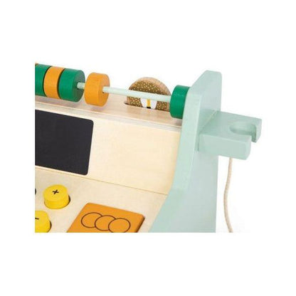 Wooden Store Cash Register with Accessories - Kotikauppa