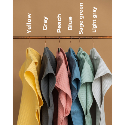 Waffle Fabric Kids' Poncho