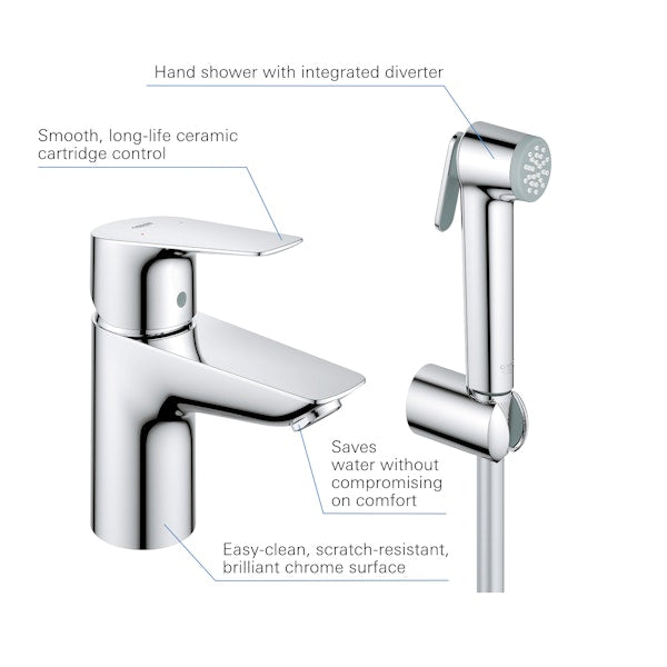 PESUALLASHANA GROHE 23757001 BAU EDGE BIDE