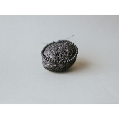 Adjustable 4mm Minimalist Lava Stone Bracelet