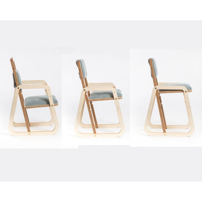 Adjustable Children Chair Julle - Mint Green