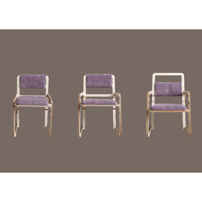 Adjustable Children Montessori Table and Chair Set Julle - Cannon Pink