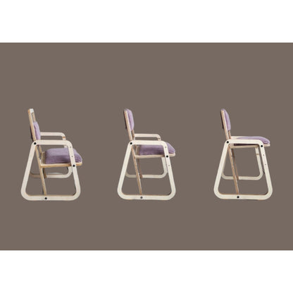 Adjustable Children Montessori Table and Chair Set Julle - Cannon Pink