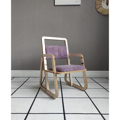 Adjustable Children Montessori Table and Chair Set Julle - Cannon Pink