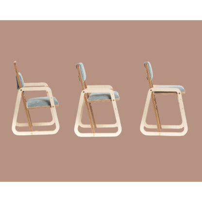 Adjustable Children Montessori Table and Chair Set Julle - Mint Green